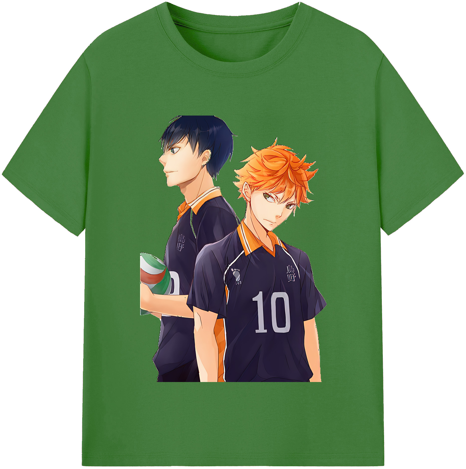 （画像用） ハイキュー!! Haikyu!! レディースカジュアルプリントTシャツ（綿100％）